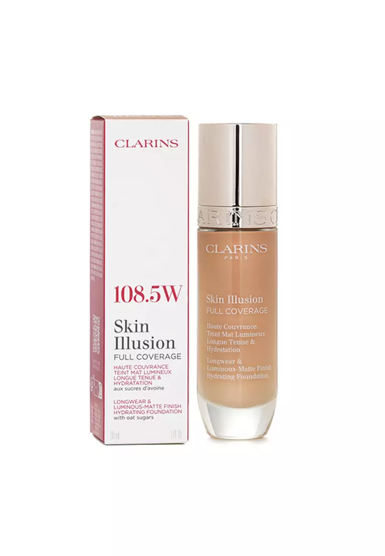 CLARINS - 絲滑透薄精華粉底液 - # 108.5W 30ml