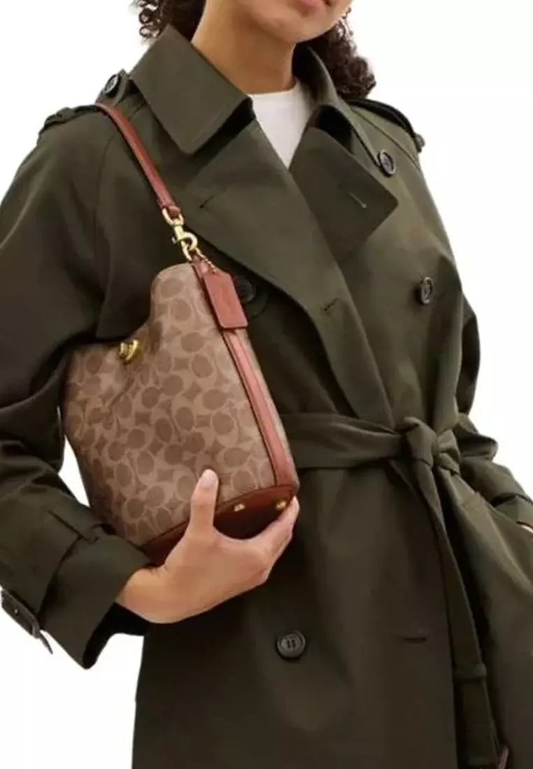 Willow Women's Shoulder Bag In Brown Yellow and Caramel CW602