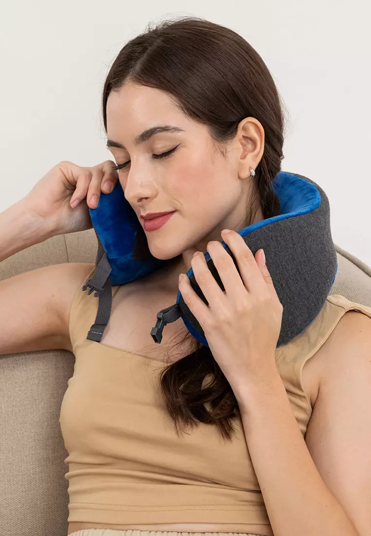 Full Comfort Travel Neck Pillow Blue