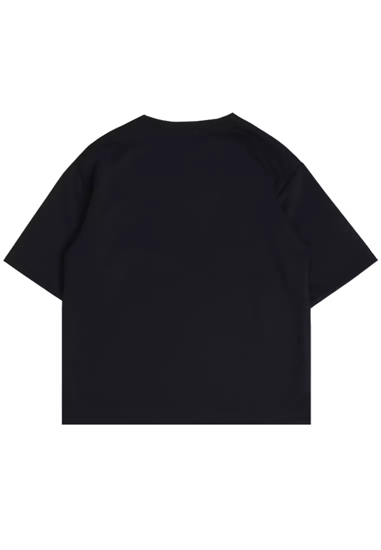 MTK61 Kaos Oversize Distro Pria THRDYtm Vertikal Hitam