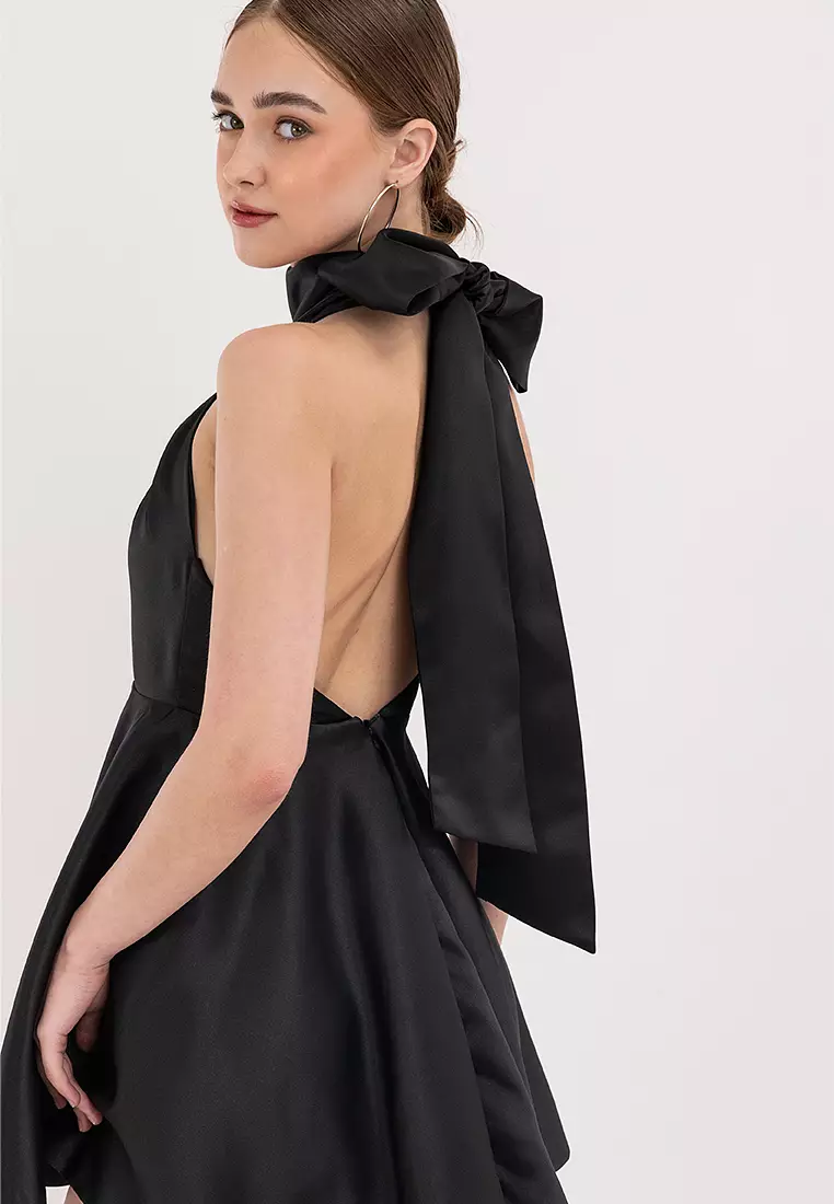 Poppy Halter Backless Mini