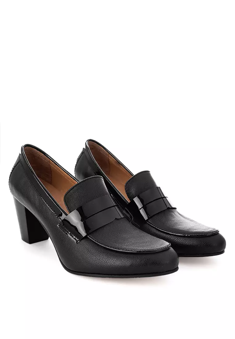Buy Bristol Shoes Isabella Black Penny Loafer 2024 Online | ZALORA ...