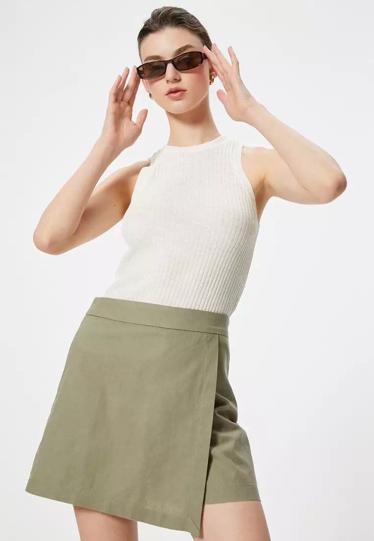 Mini Linen Skorts