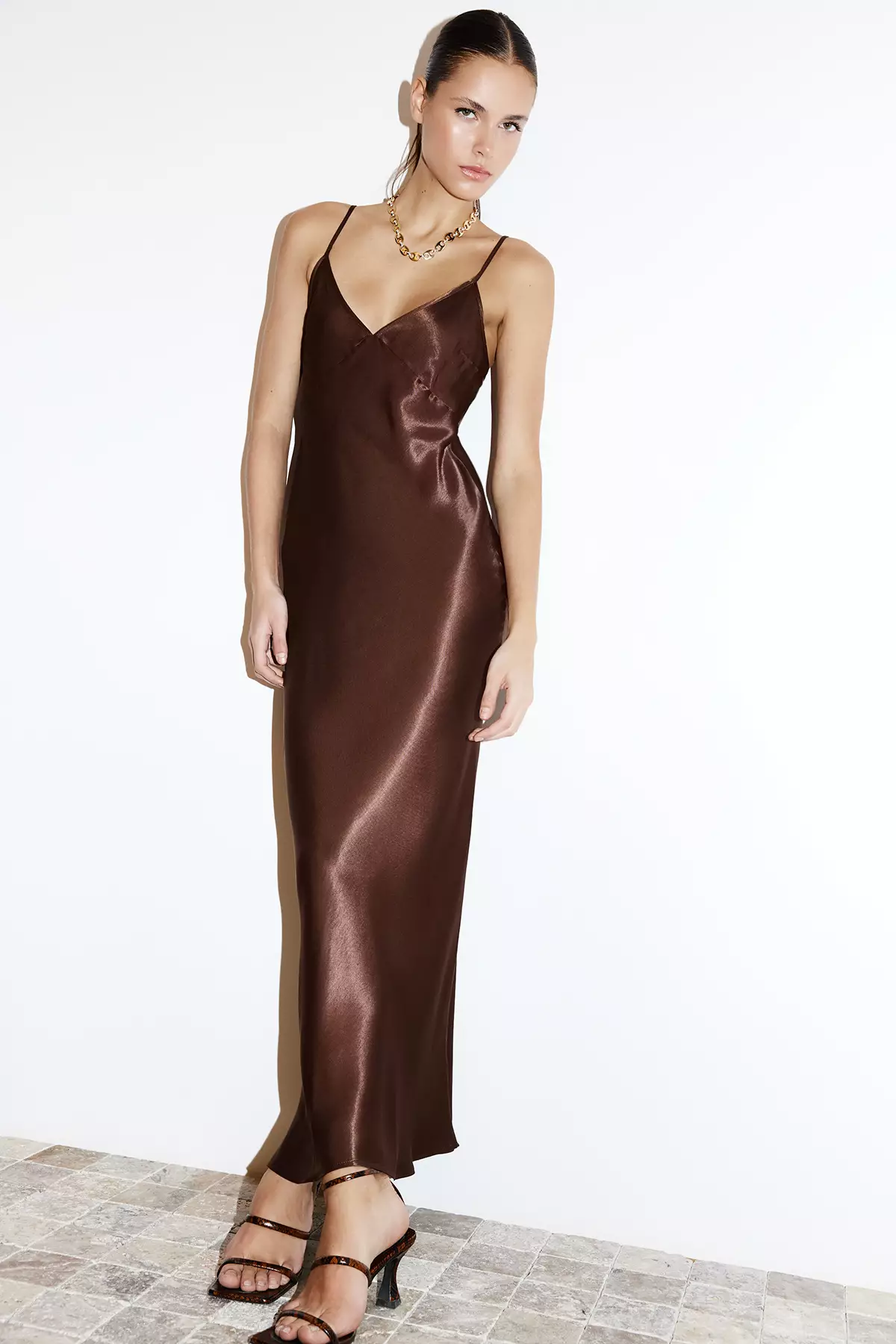V-Neck Maxi Dress