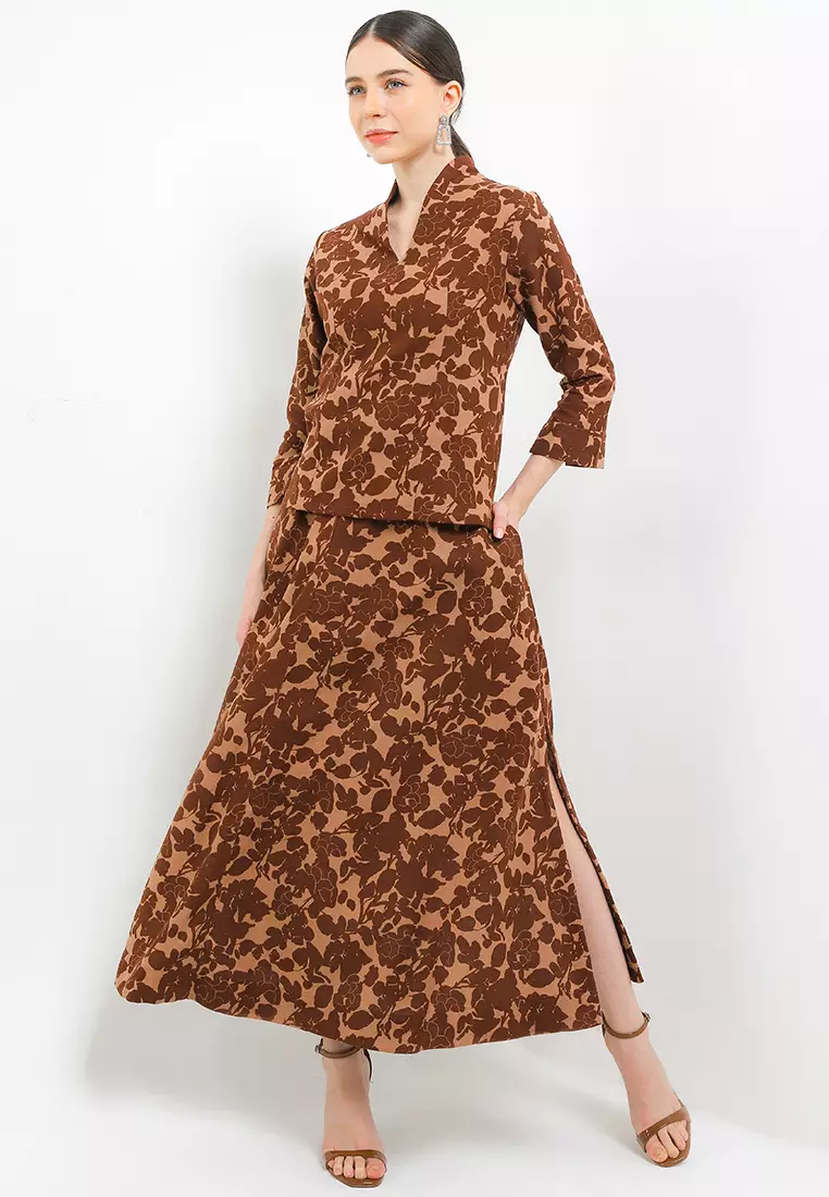 Elastic-waisted Long Skirt Alaia+Lining