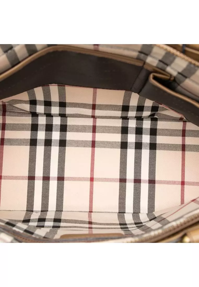Pre-Loved Burberry Leather Tote