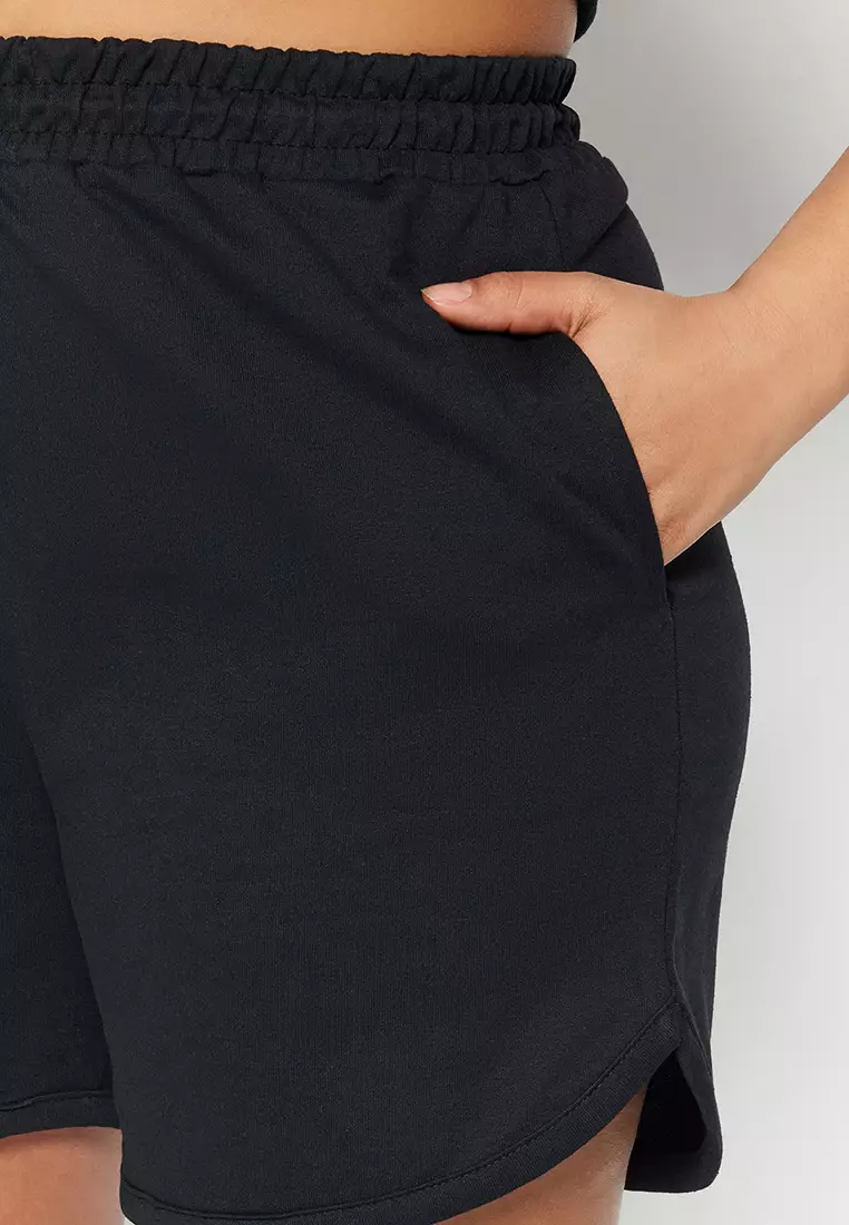Plus Size Basic Shorts