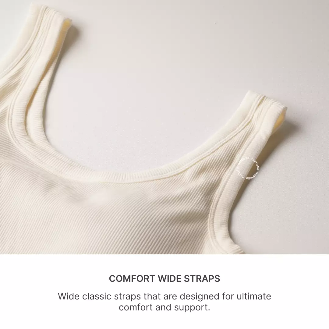 Nathalie Bra Top Cotton Blend NTA 3498 - Putih