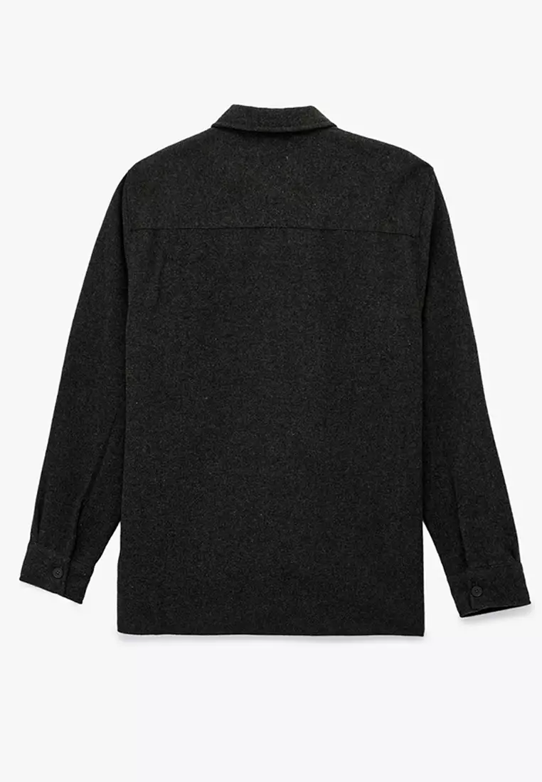 Regular Fit Buttoned Pocket Detailed Long Sleeve Shirt