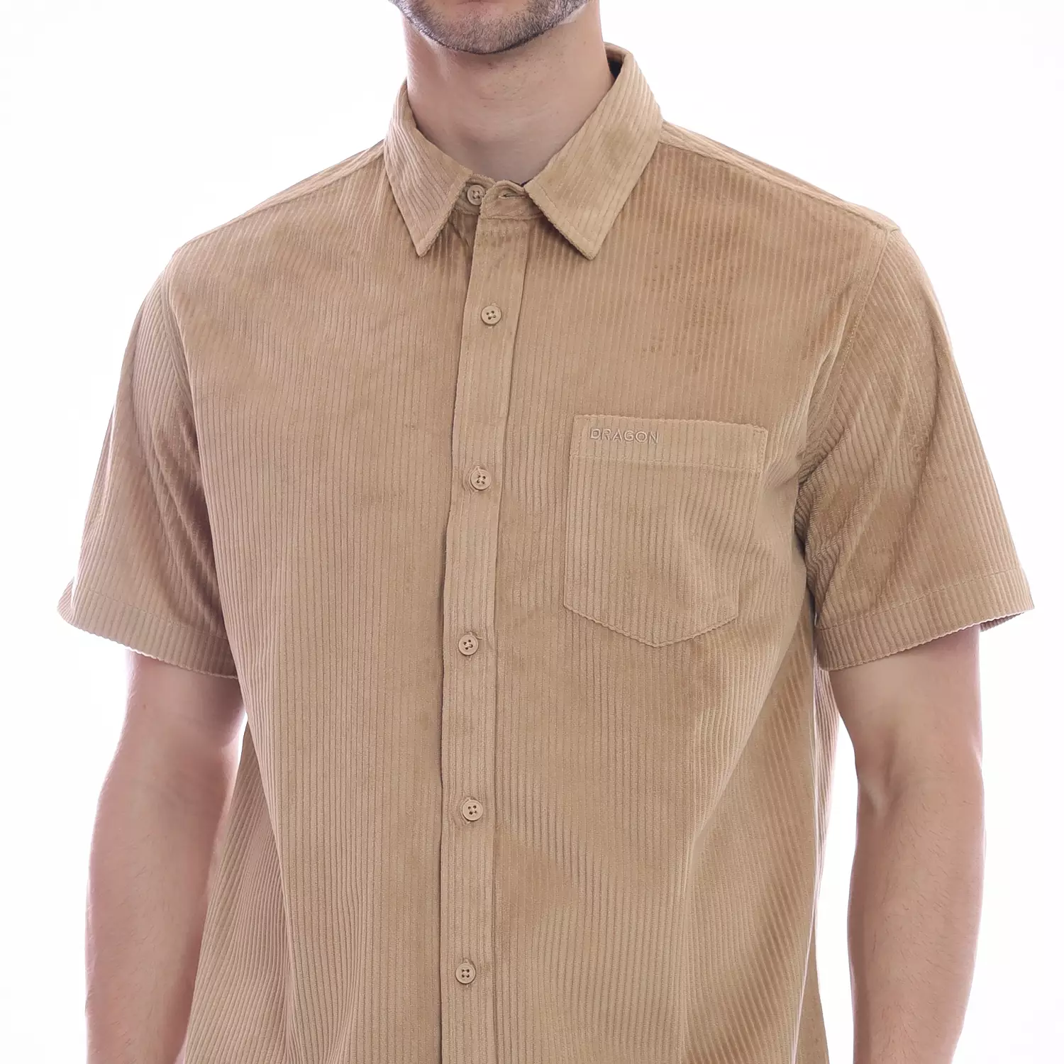 Dragon Kemeja Lengan Pendek Pria Scrapo Corduroy Planet Surf