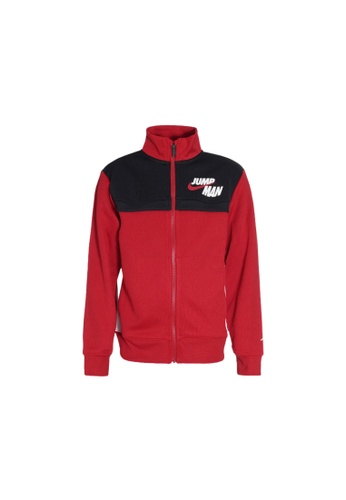 Jordan red Jordan Jumpman Suit Jacket (Big Kids) - Gym Red 258BEKA35762BBGS_1