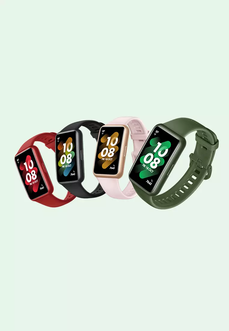 HUAWEI Band 7 Smartband - Ultra Thin Design - 2 Week Battery Life - Wilderness Green