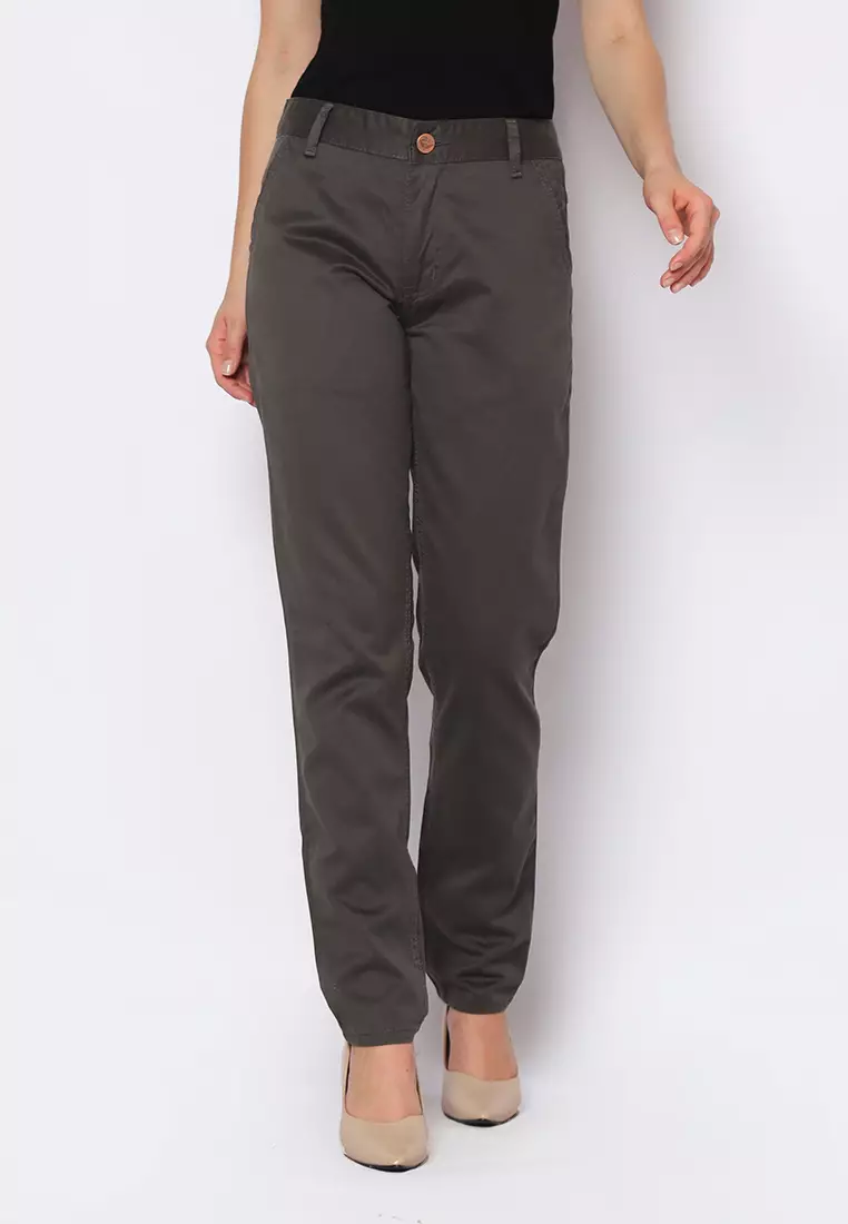 Twill Slim Fit Cheerful Abu Tua 222502