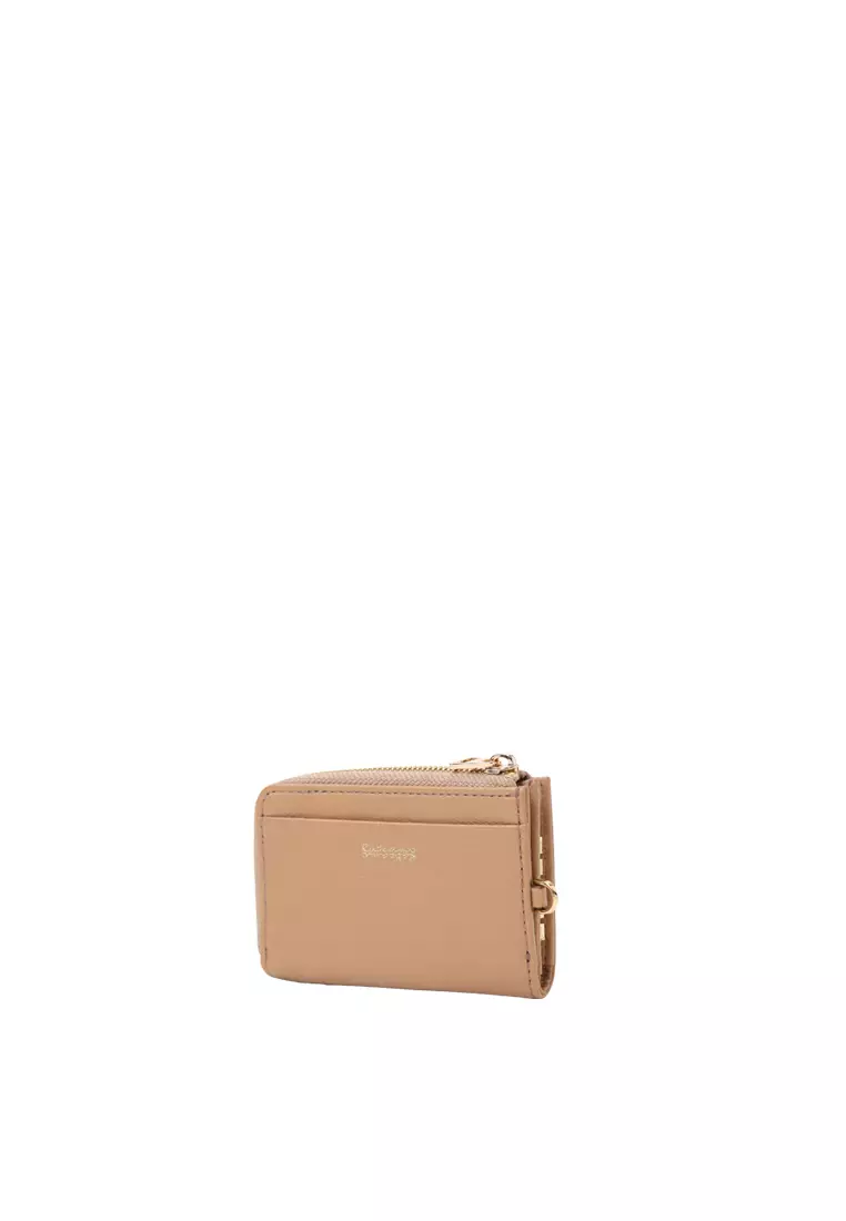 L-Zip Key Case - Biscuit