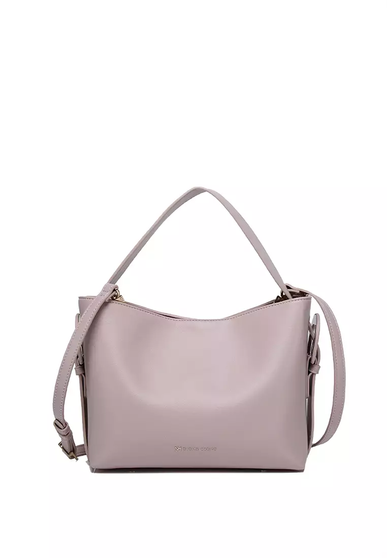 Light grey faux best sale leather boxy tote bag