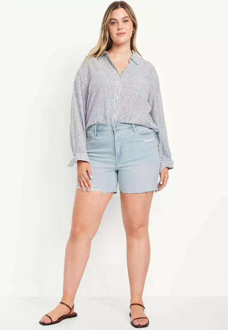 Buy Old Navy High-Waisted OG Jean Cut-Off Shorts -- 5-inch inseam