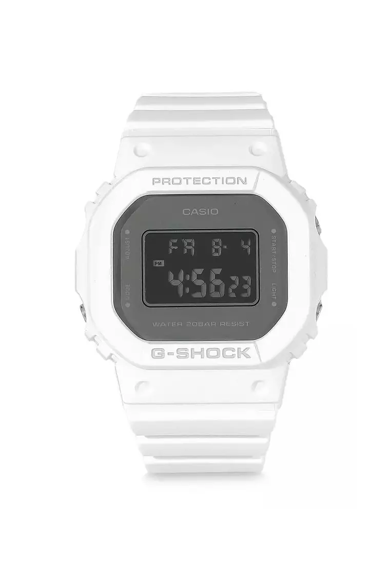 Casio G-SHOCK Jam Tangan Pria - White Black - Resin - GMD-S5600-7DR