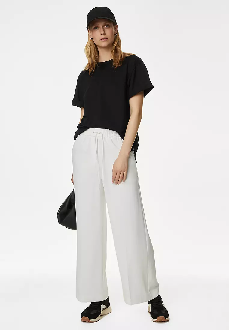 Pure Cotton Crew Neck Oversized T-Shirt