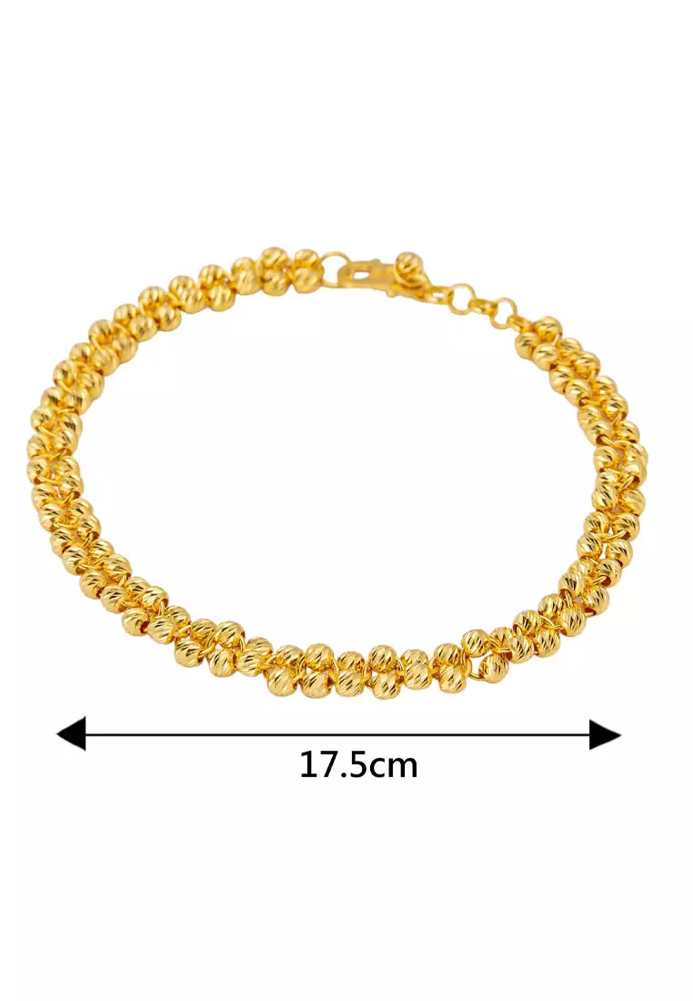 Gold bracelet for hot sale womens with grams