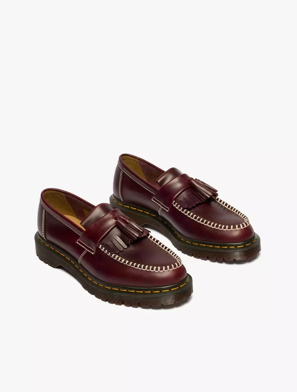 Dr. Martens Adrian Ben Tassel Loafer Cherry Red Orleans