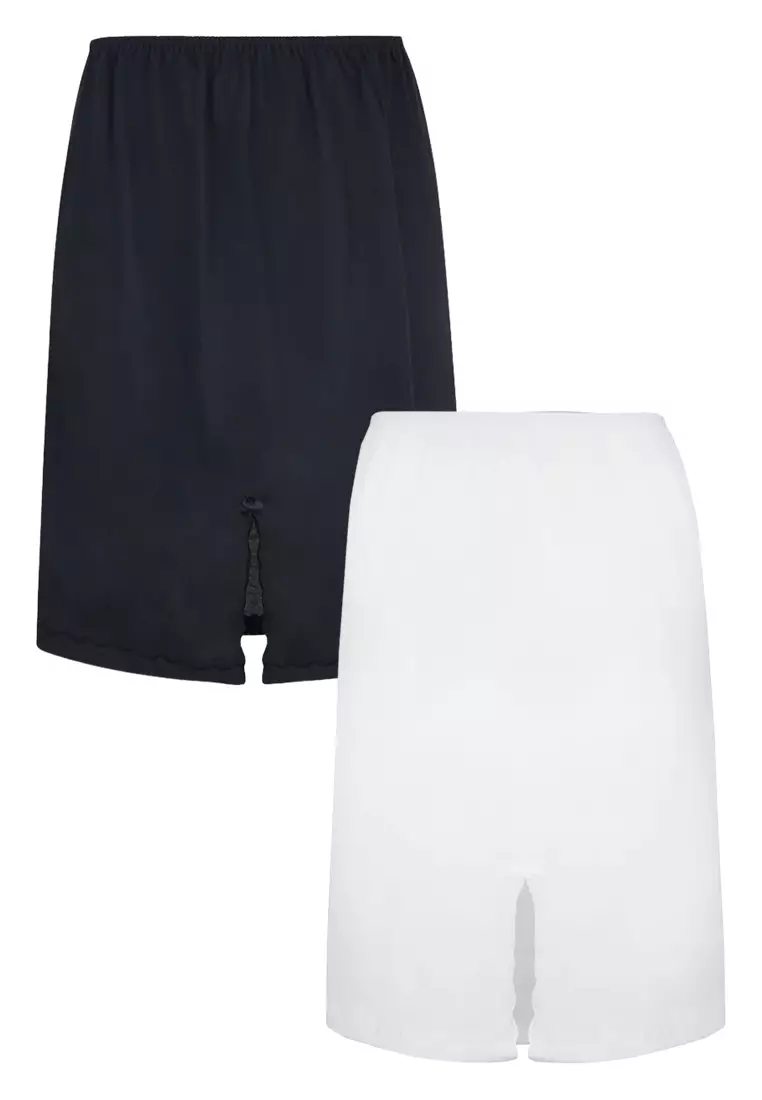 2-in-1 Pack Cotton Halfslip Women Underwear