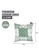 HOUZE green HOUZE - LIV Peranakan Cushion Cover - Green A 3904DHL48A703AGS_3