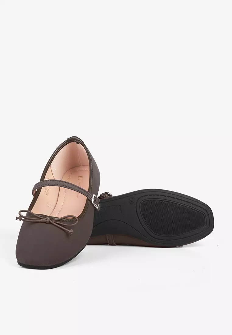 Sepatu Flat Shoes  Ballet Wanita Mary Jane L.Amina
