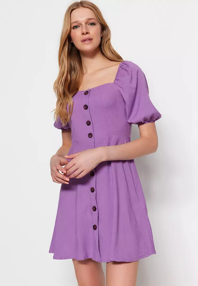 Button Detail Dress