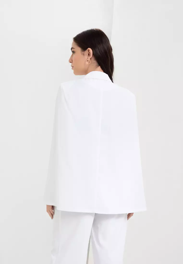 Buy Zalora Studios Cape Blazer 2024 Online ZALORA Singapore