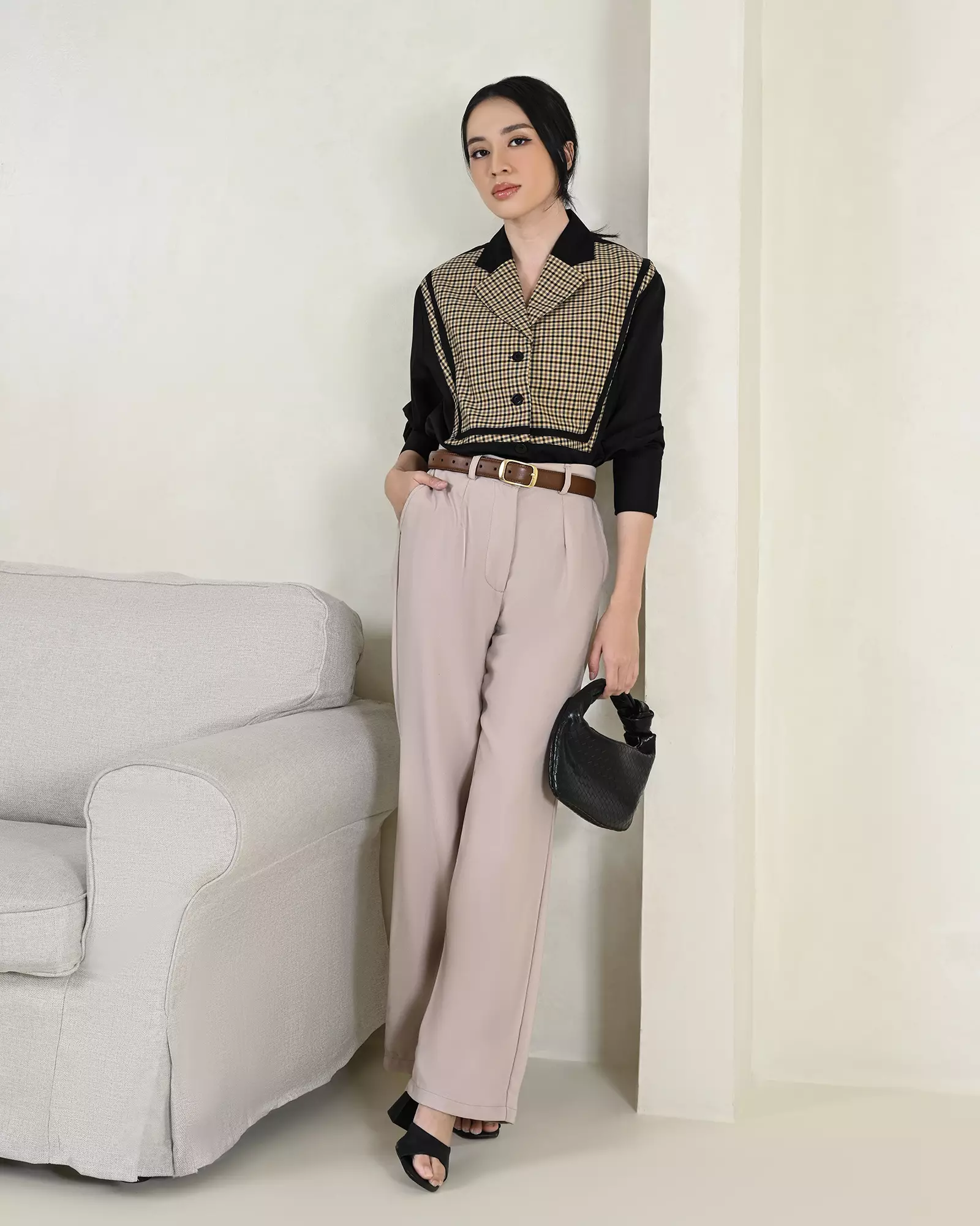 Geulis.id ALMARA SHIRT - Brown