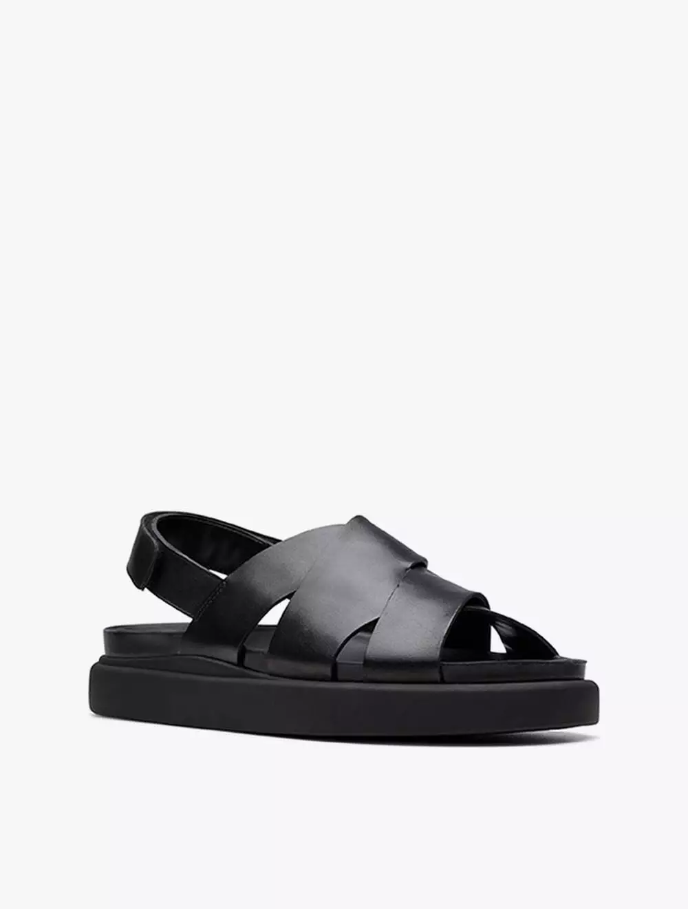 Clarks Aristella Sun Black Leather