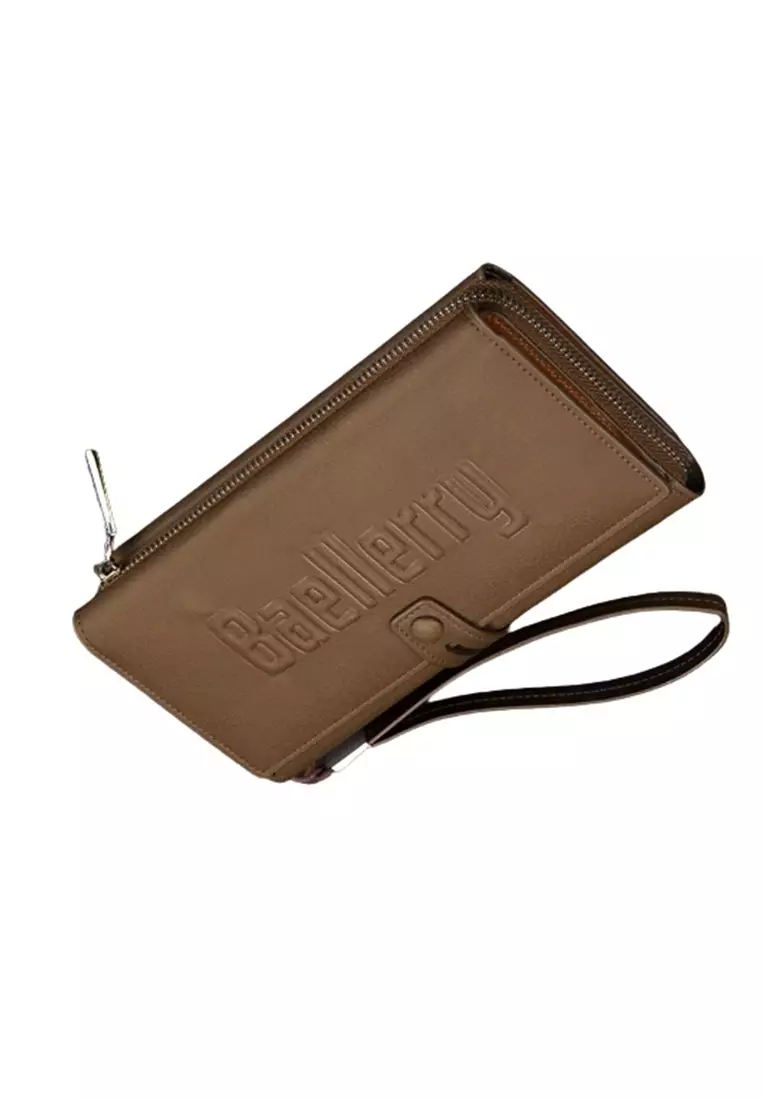 Dompet Pria Wanita Panjang Bahan Kulit PU Leather