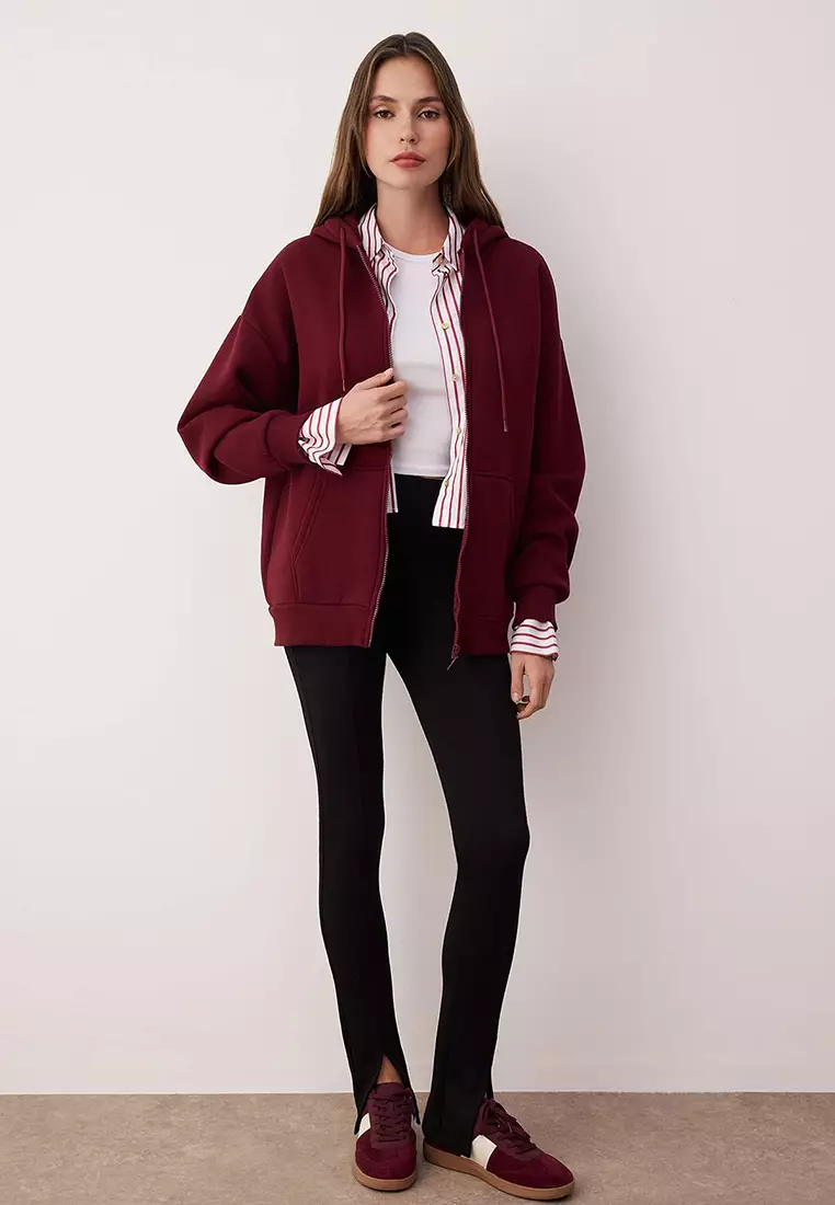 Oversized Zip Hoodie