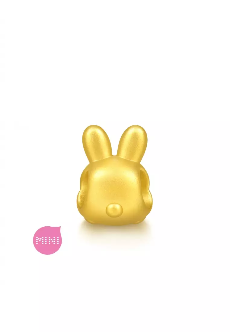 999 Gold Rabbit Charm for Women & Men 95962C  [Bracelet not included]