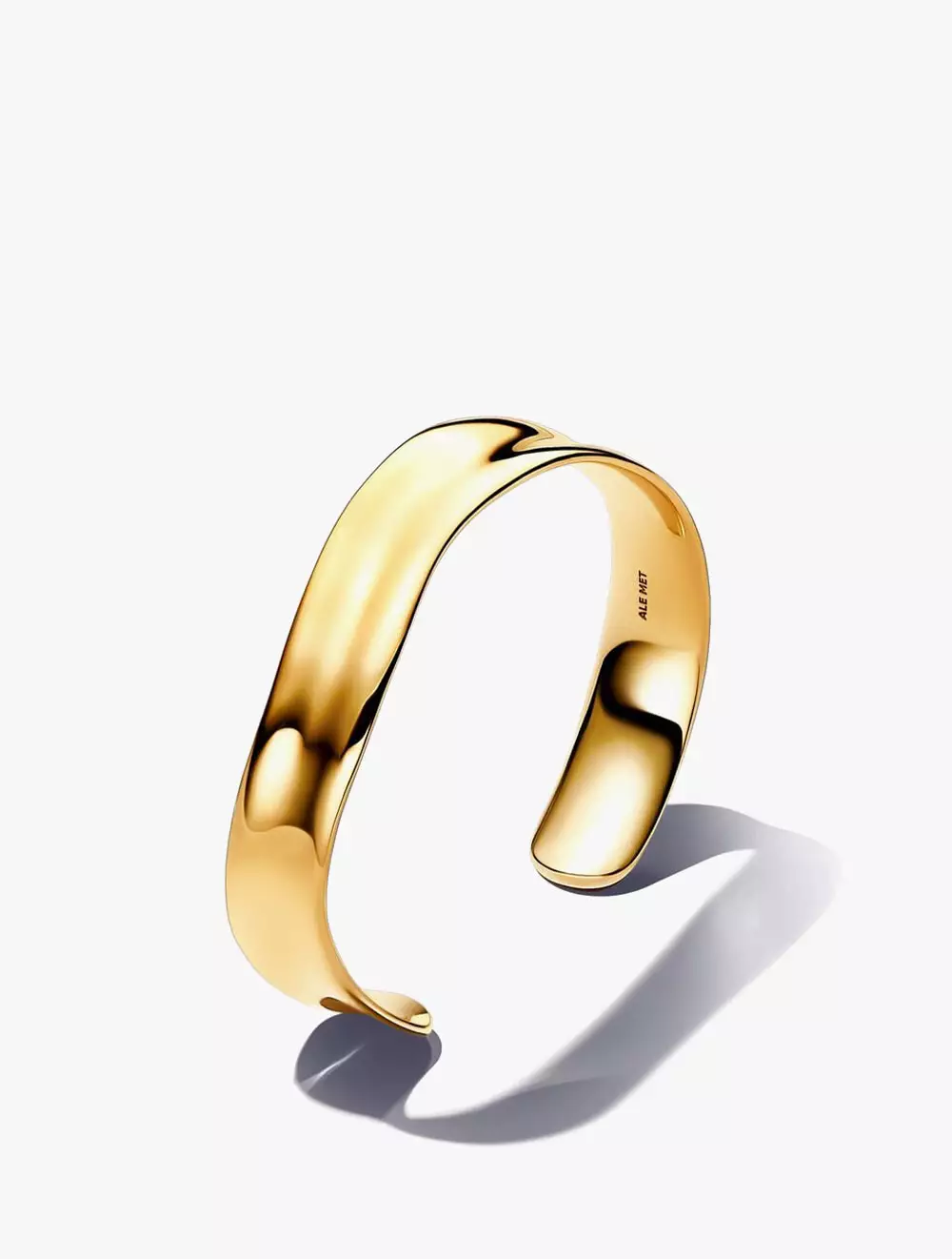14k Gold-plated open bangle