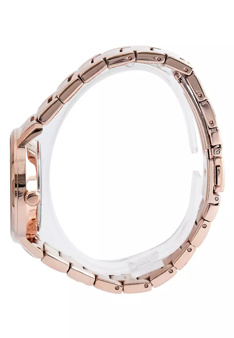 Alba Fashion - Jam Tangan Analog Wanita - Rosegold - Stainless Steel Bracelet - AH8908X1