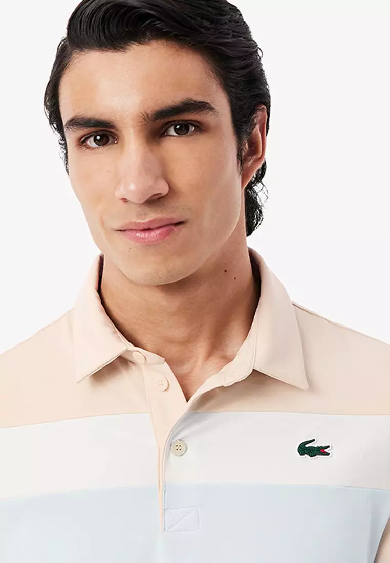 Regular Fit Colour-Block Golf Polo Shirt