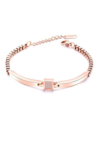 Air Jewellery gold Luxurious Rose Bracelet In Rose Gold 7D18EAC3510B11GS_1