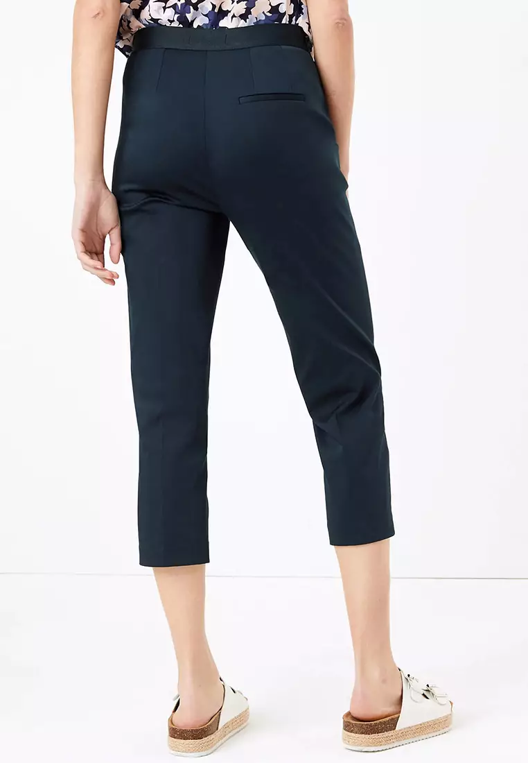 Jual Marks & Spencer Mia Slim Cropped Trousers Original 2024 | ZALORA ...