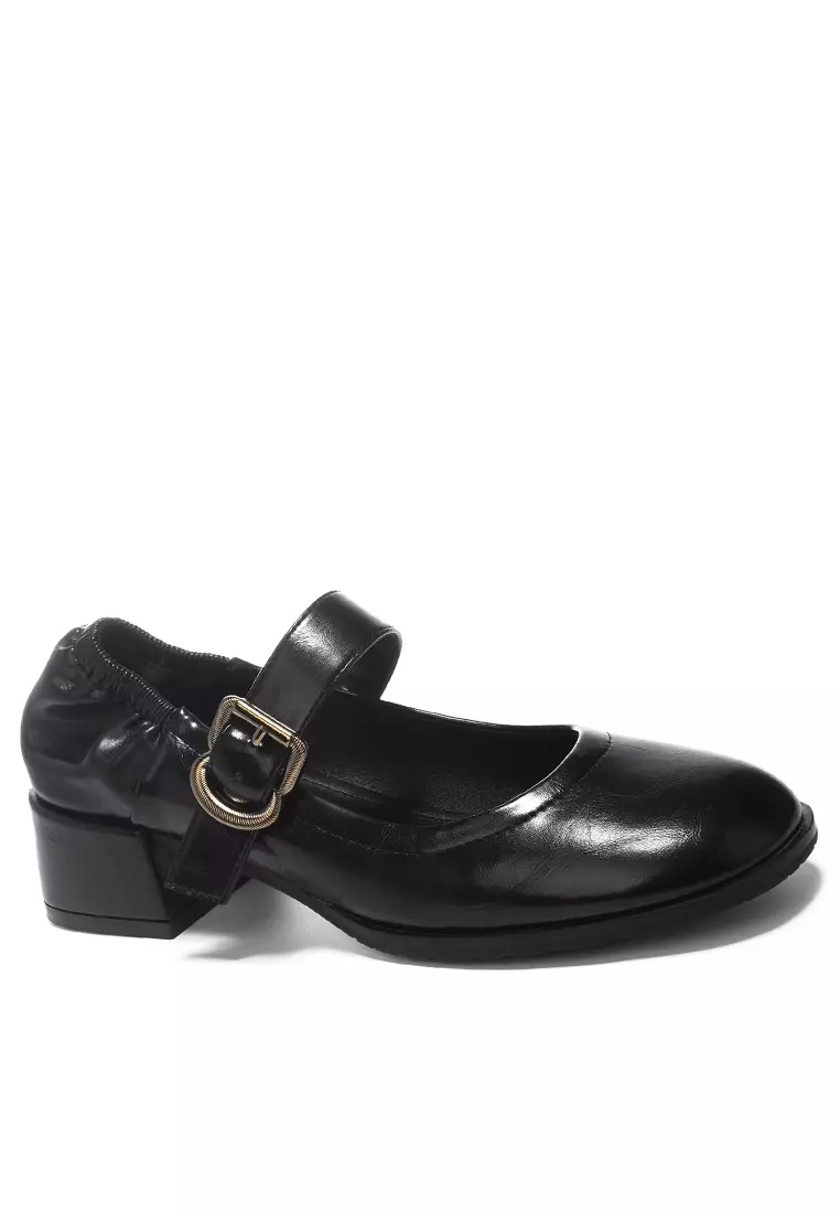 Discount on Twenty Eight Shoes  shoes - SKU: 4CM Buckle Strap Pleated Mary Jane Shoes XJ6058-15