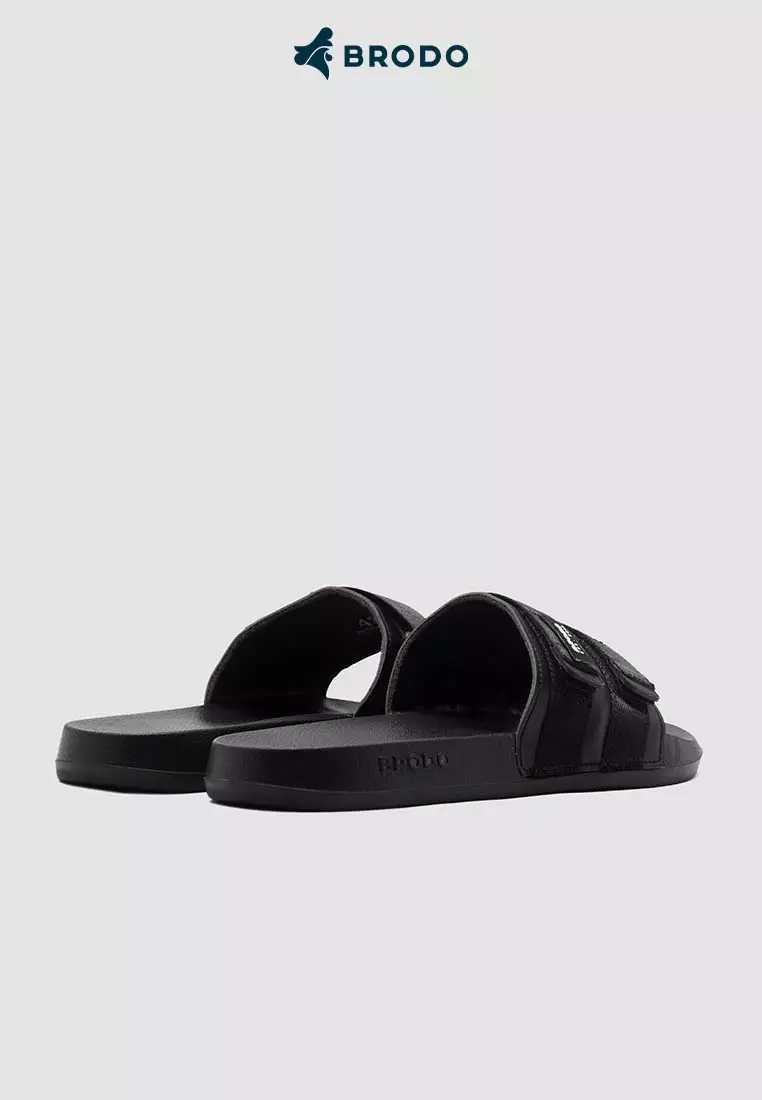 BRODO - Sneakers Broslide Dual Strap Full Black