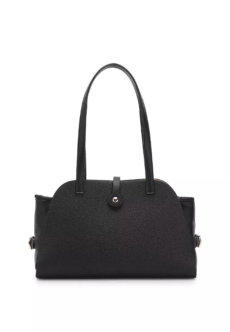 Women's Shoulder Bag / Top Handle Bag - Black