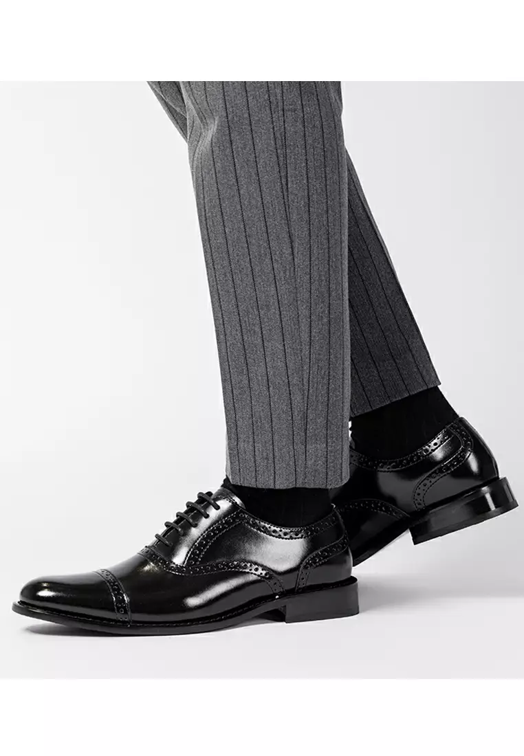 Brogue Leather Cap Toe Business Shoes MK5011-4