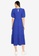 Desigual blue Plain Textured Midi Dress 5E040AA7312498GS_2