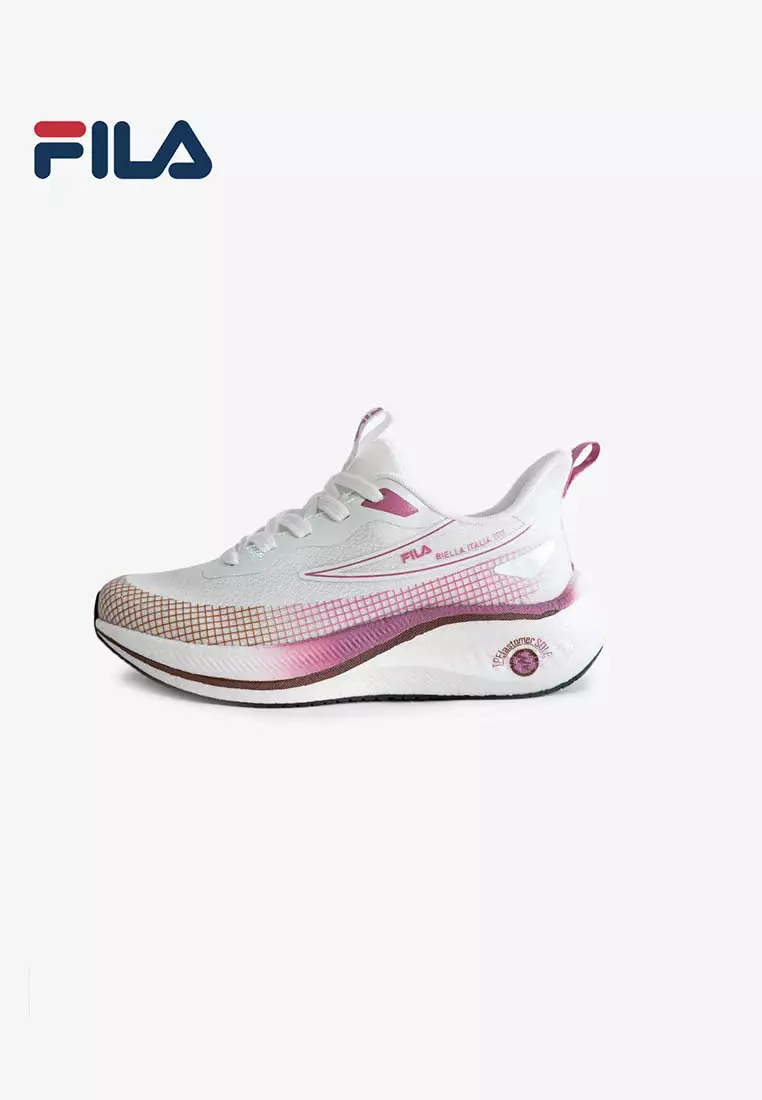 Womens Lite Dive Run LS WHT/Mauve