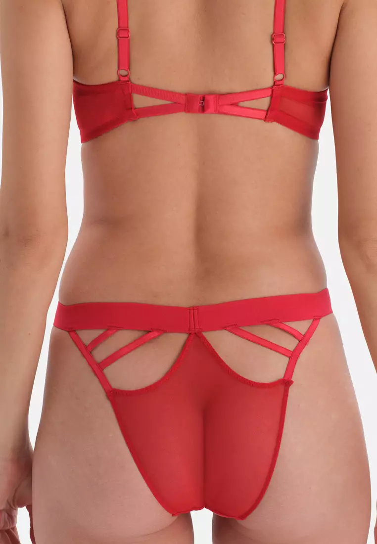 Buy DAGİ Red Thongs, Slim Fit, Underwear for Women 2024 Online
