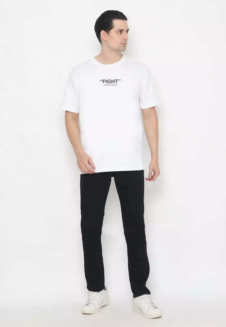 NX T-Shirt Cotton Combed Tebal Pria 207370181