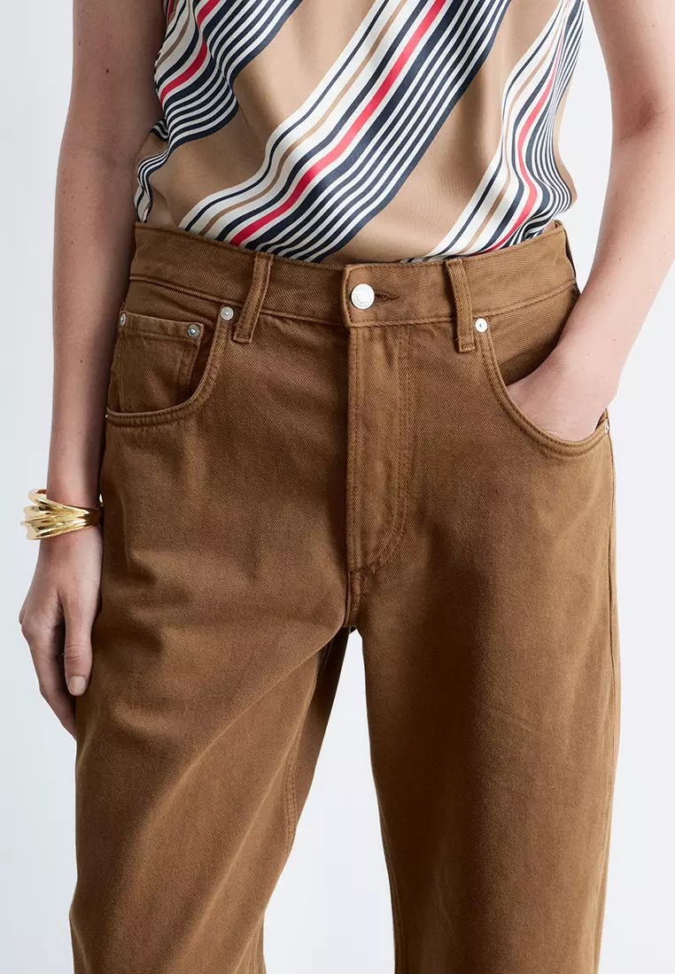 桶形褲腳牛仔褲