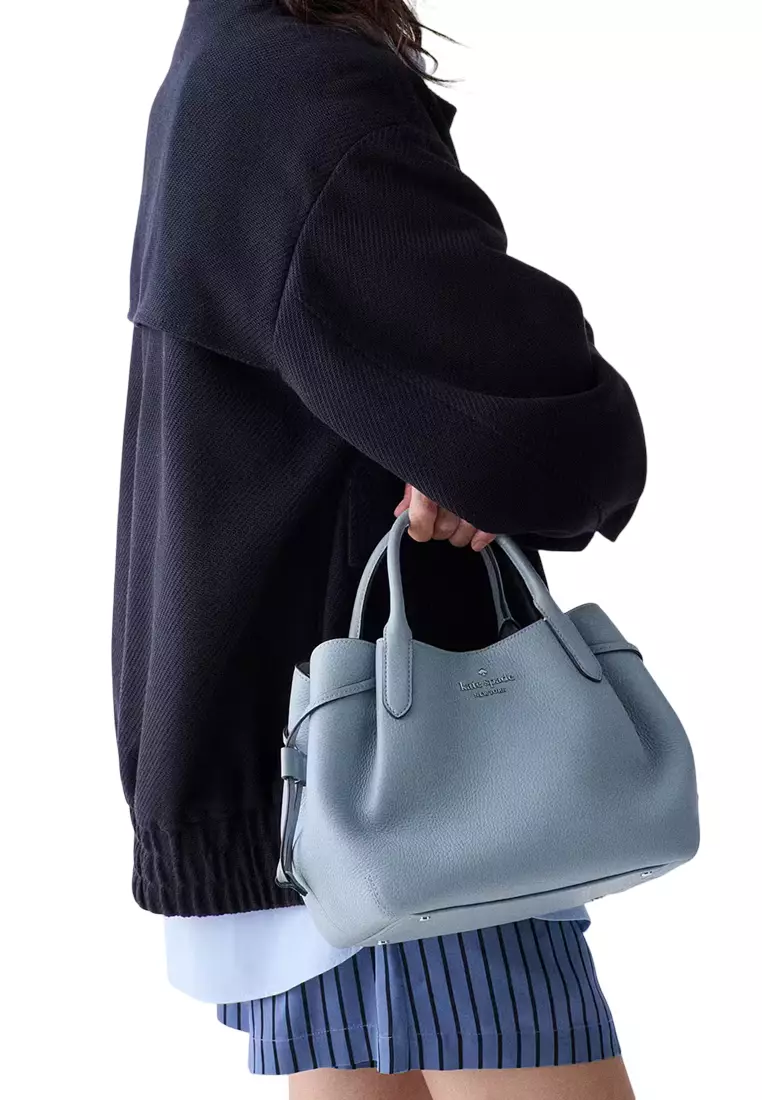 Dumpling Small Satchel Bag - Muted Blue K8135