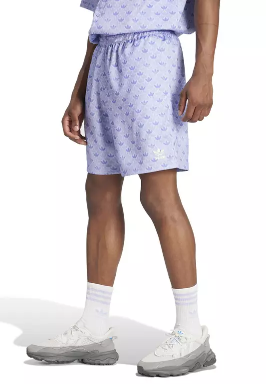 Fashion Mono Satin Shorts